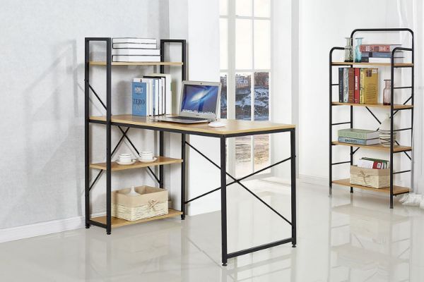 Picture of Test No Order - CITY 120 Desk with Shelf (Black)