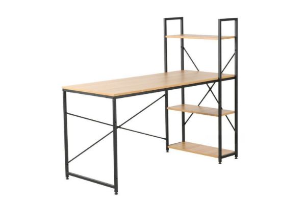 Picture of Test No Order - CITY 140 Desk with Shelf (Black)