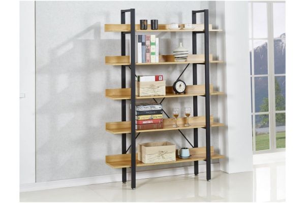 Picture of Test No Order - CITY 171cmx120cm Large Bookshelf (Black)