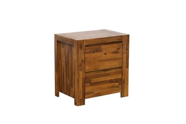 Picture of Test No Order - MALAGA Bedside Table (Brown)