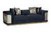 Picture of Test No Order - ANCONA 3/2/1 Seater Velvet Sofa (Black)