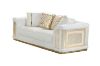 Picture of Test No Order - ANCONA 3/2/1 Seater Velvet Sofa (Beige)