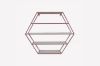 Picture of Test No Order - SCANDI Hexagon 66cmx57cm Wall Shelf