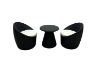 Picture of Test No Order - AMALFI Outdoor Aluminum 3PC Table Set (Black)