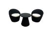 Picture of Test No Order - AMALFI Outdoor Aluminum 3PC Table Set (Black)