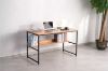 Picture of Test No Order - HENMAN 120 Work Desk with Bottom Shelf (Black)