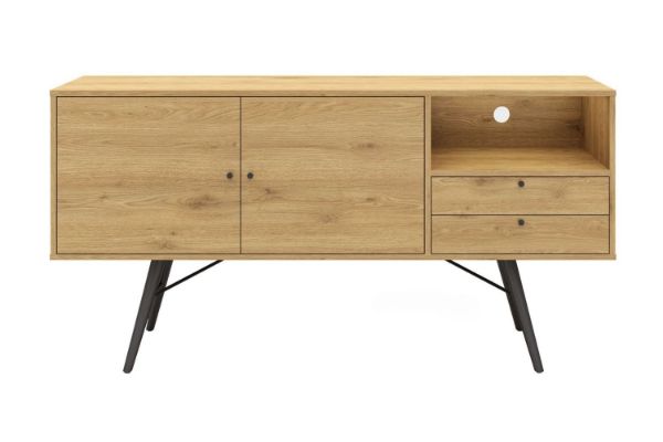 Picture of Test No Order - BALTIC 150 2 Door 2 Drawer Wooden Sideboard/Buffet (Oak Colour)