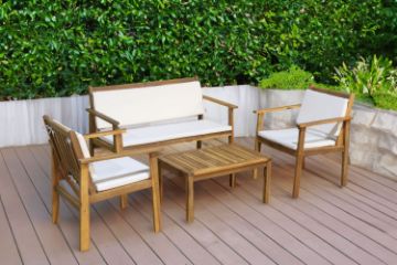 Picture of Test No Order - VIVA Outdoor 4PC Lounge Set with Coffee Table