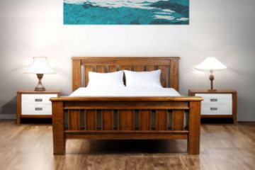 Picture of Test No Order - FLINDERS Solid Pine Wood Bed Frame in Queen/Super King Size