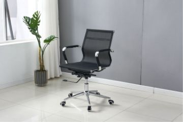 Picture of Test No Order - REPLICA EAMES Low Back Chair (Black Mesh)