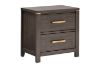 Picture of Test No Order - GLINDA 2-Drawer Nightstand (Grey) 