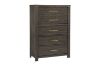 Picture of Test No Order - GLINDA 5-Drawer Tallboy (Grey)