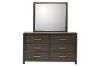 Picture of Test No Order - GLINDA 6-Drawer Dresser with Mirror (Grey)