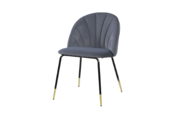 Picture of Test No Order - KORA Velvet Dining Chair (Grey)