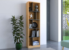 Picture of Test No Order - COLIN 60x30x210 Wall System Solution Bookshelf (Oak and Grey) 