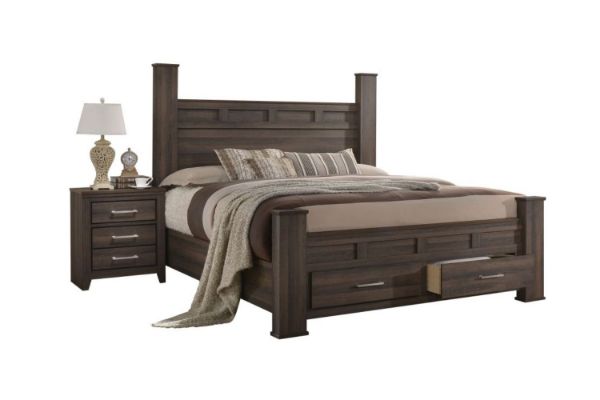 Picture of Test No Order - MORNINGTON Queen/Eastern King Size Bed Frame with Drawers