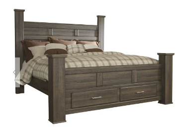 Picture of Test No Order - MORNINGTON Bed Frame with Drawers - Queen