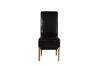 Picture of Test No Order - RIVERLAND Upholstery Dining Chair in Black (Solid Oak)