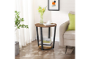 Picture of Test No Order - VINA Round End Table (Rustic Brown)