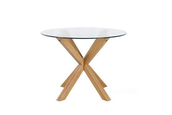 Picture of Test No Order - POLO Glass 100/120 Round Dining Table