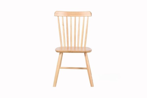 Picture of Test No Order - WINDSOR Rubber Wood Dining Chair (Natural Colour)