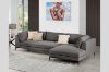 Picture of Test No Order - AMELIE Fabric Sectional Sofa with Ottoman (Dark Grey)