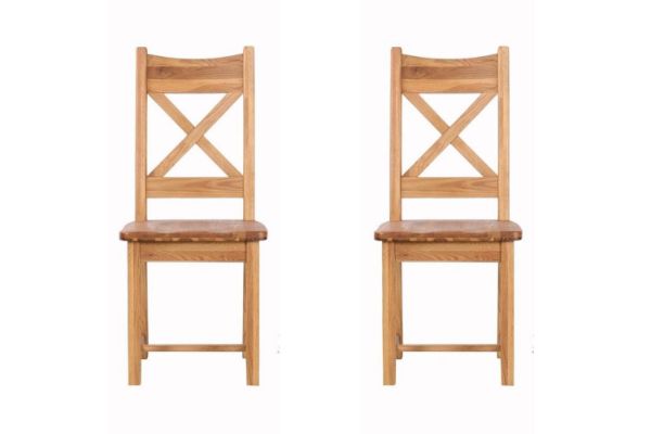 Picture of Test No Order - Westminster Dining Timber Seat (Solid Oak) - 2 Chairs in 1 Carton