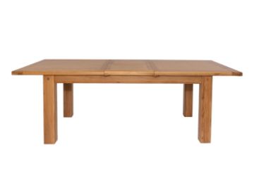 Picture of Test No Order - WESTMINSTER  Solid Oak Wood 150-200 Extension Dining Table