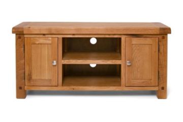 Picture of Test No Order - WESTMINSTER Solid Oak Wood 2-Door TV Unit