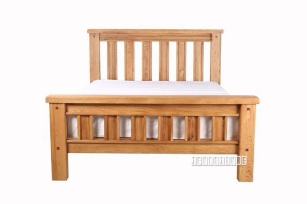 Picture of Test No Order - WESTMINSTER Bed Frame (Solid Oak) - King