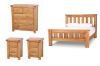 Picture of Test No Order - WESTMINSTER Solid Oak Wood 4PC/5PC/6PC Bedroom Combo in Queen/ King / Super King Size