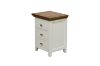 Picture of Test No Order - NOTTINGHAM 3-Drawer Solid Oak Wood Bedside Table (White)