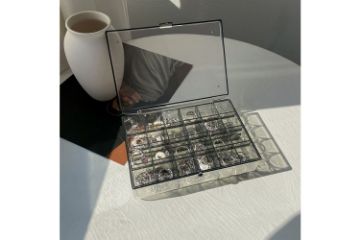 Picture of Test No Order - HAVEN 30 Grids Acrylic Jewelry & Cosmetic Storage Box  (Grey)