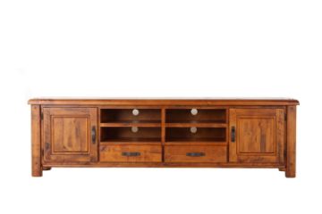 Picture of Test No Order - FOUNDATION 226 Large Entertainment Unit (Rustic Pine)