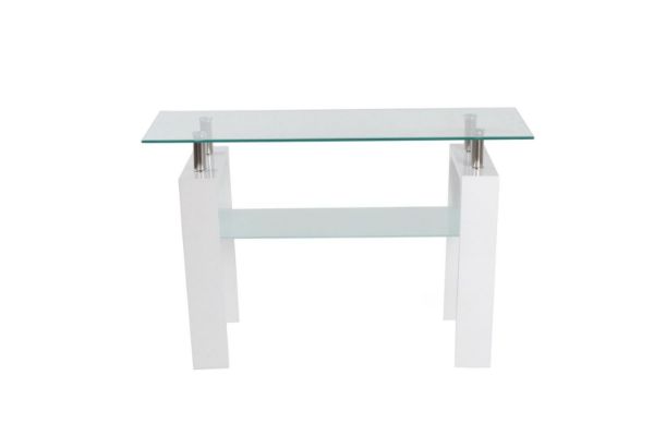 Picture of Test No Order - HORIZON Glass Console Table (White)