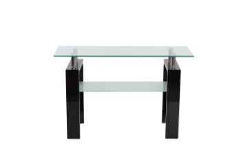 Picture of Test No Order - HORIZON Glass Console Table (Black)