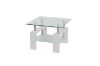 Picture of Test No Order - HORIZON Glass Side Table (White)