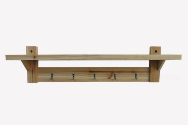 Picture of Test No Order - AMY 74cmx18cm Wall Shelf with Hooks