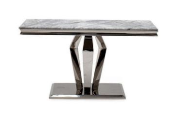 Picture of Test No Order - OPERA 140 Marble Top Stainless Steel Console Table *Grey