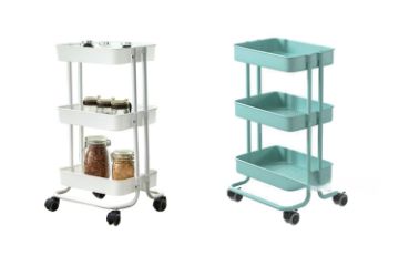 Picture of Test No Order - KRISTINA 3 Tier Wheel Trolley (Multiple Colours)