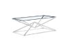 Picture of Test No Order - PYRAMID 120 Stainless Steel Coffee Table (Silver)