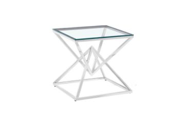 Picture of Test No Order - PYRAMID Stainless Steel Side Table (Silver)