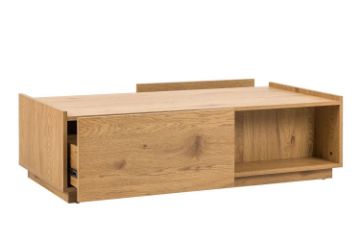 Picture of Test No Order - SACHA 110 2 DRW Rectangle Coffee Table (Oak Colour)