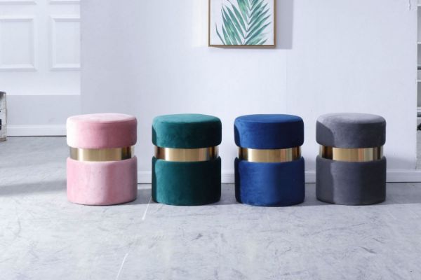 Picture of Test No Order - STOW Small Footstool (Pink/Grey/Green)