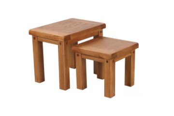 Picture of Test No Order - WESTMINSTER Solid Oak Wood Nesting Tables