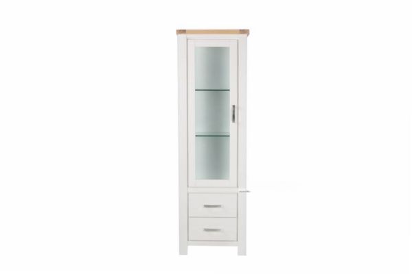 Picture of Test No Order - SICILY 190cmx60cm 1-Door 2-Drawer Left Display Cabinet Solid Wood Ash Top