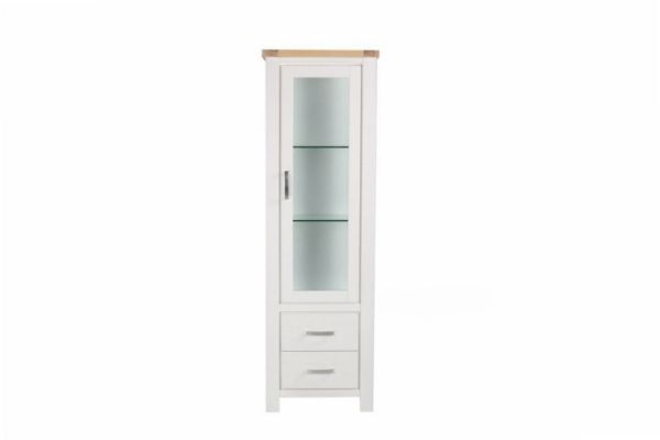 Picture of Test No Order - SICILY 190cmx60cm 1-Door 2-Drawer Right Display Cabinet Solid Wood Ash Top