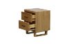 Picture of Test No Order - LYNWOOD 2-Drawer Solid Tasmanian Oak Wood Bedside Table