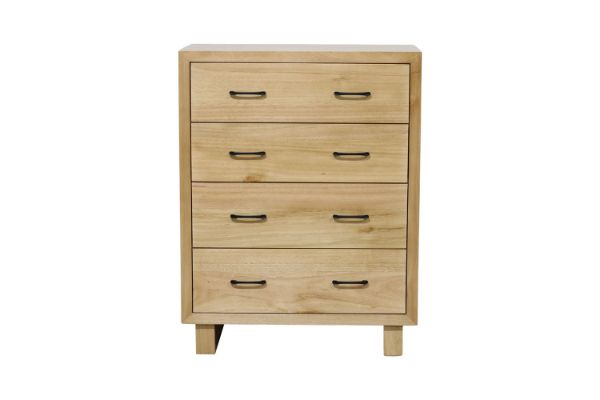 Picture of Test No Order - LYNWOOD 4-Drawer Solid Tasmanian Oak Wood Tallboy