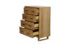 Picture of Test No Order - LYNWOOD 4-Drawer Solid Tasmanian Oak Wood Tallboy